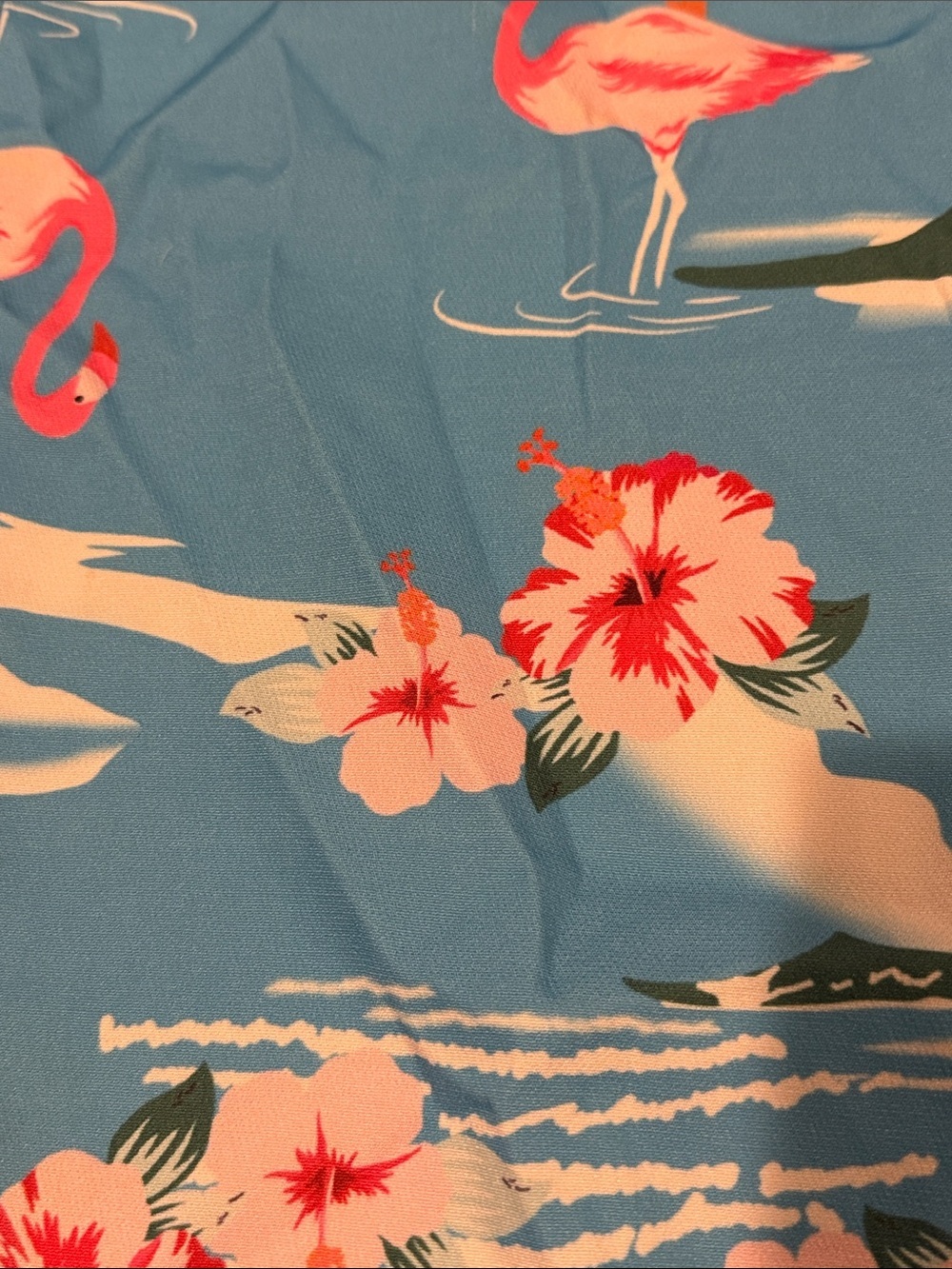 Boys size large short sleeve Hawaiian button down shirt - Picture 9 of 9